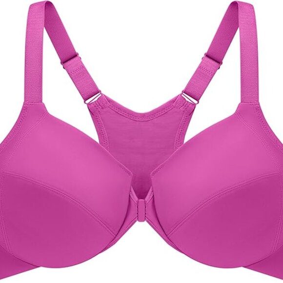 **Glamorise** Plus Size Front-Closure Wonderwire Bra Underwire 1247 42C - Picture 4 of 7